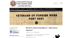 Desktop Screenshot of collinsvillevfw.org